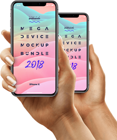 Get Iphone X In Female Hand Mockups Models